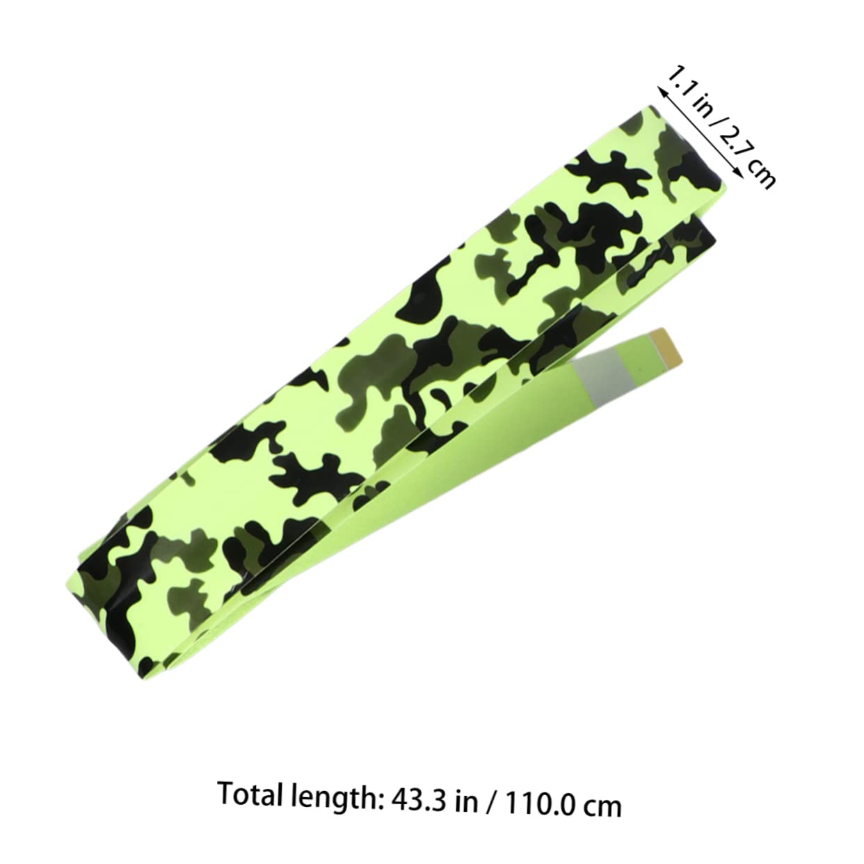 GOOHOCHY 5 Pcs Slip Overgrips for Badminton Rackets and Fishing Rods Sweat Absorbent Grip Bands Blue Black Yellow Green Purple for and Outdoor Activities