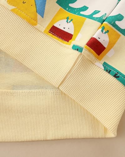 Image of Hongshilian Unisex Kids Cute Cartoon Cotton Sweater Shirt
