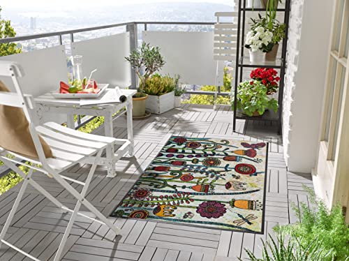 Wash+Dry Door Mat Sundentag 75 x 120 cm Colourful Indoor and Outdoor Washable, Sunday Colourful, 75 x 120 cm (Rectangular) - Image 3