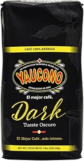 Yaucono Dark Roast Ground Coffee, Puerto Rico, 100% Arabica, 10 Ounce