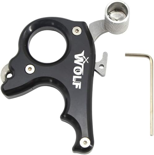 Miniatura 4 de SHARROW Ayudas de liberación de tiro con arco compuesto de 3 dedos Ayuda de liberación de arco de engranaje compuesto accesorio de arco