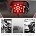 Prywog 1 PC Brake Light Trailer Hitch Cover, Car Lens Square Reverse LED Tail Light, Car Exterior Light Accessories, Universal for Most Cars (Black)