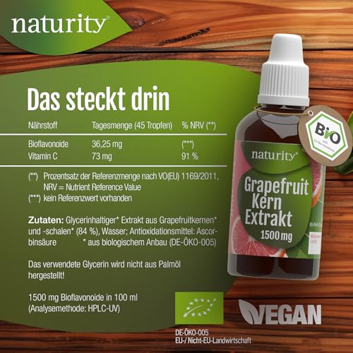 BIO-Grapefruitkernextrakt-1200-mg-Bioflavonoide100-ml-zertifizierte-Bio-Qualitaet-vegan-und-in-Deutschland-hergestellt-leicht-und-sauber-anzuwenden - sparfuchs24.io – Top Angebote, Tests & Preisvergleiche