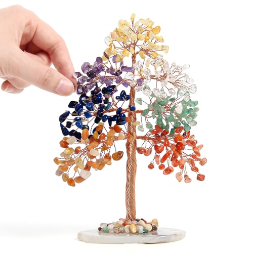 Sieben Chakren Heilender Kristall Baum | Naturkristall Baum des Lebens |...