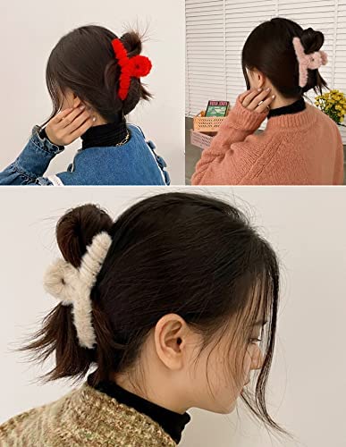 HKD SALES Small Size Clutchers For Hair Combo Pack Hair Claw Clips Clasp Korean Made Transparent Finish Butterfly Shape Hair Accessories For Women And Girls,-(Pack of 2) (multicolour-8) 3