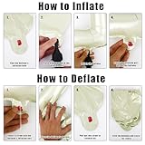 15pcs Welcome Home Balloons Kit, 13 Aluminum Foil Letters Flower Balloons Banner with 1 Straw & 1 Rope Welcome Home Decorations for Housewarming Party Family Reunion (Beige) ﻿ - Image 5