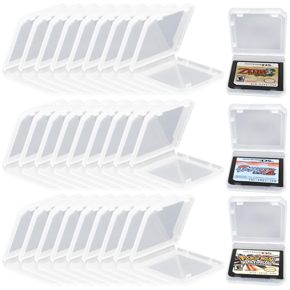 AFUNTA 30 PCS Switch Game Holder Card Case Compatible with Nintendo New 3DS/New 3DS XL/3DS/3DS XL/DS/DSI/DSI XL