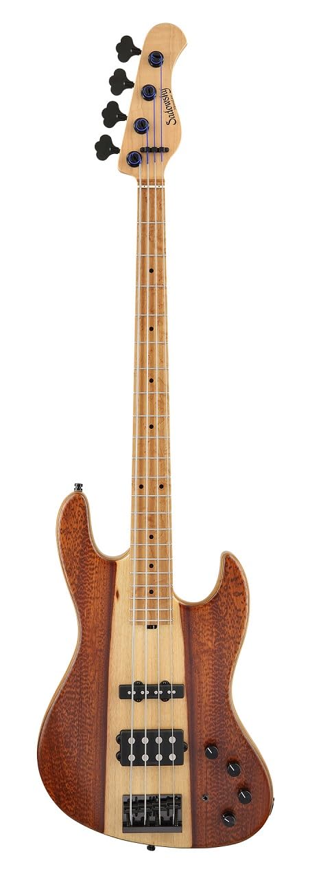 Sadowsky 21-Fret M/M Bass, edición limitada 2022, 4 cuerdas, satén transparente natural