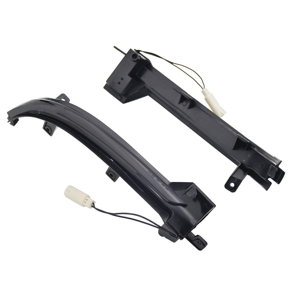 SYLTER Intermitentes AutomóViles Indicador Led Dinámico para Coche, Luces Intermitentes Espejo Lateral Lámpara Señal Giro para VW para Touareg II para MK2 7P 2010-2018 Intermitente Espejo Lateral