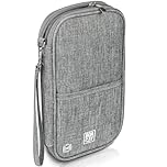 BOACAY Family Passport Holder, RFID Travel Wallet for Women & Men, Document Organiser, Holiday Essentials & Waterproof Cover for Tickets, Money, Cards