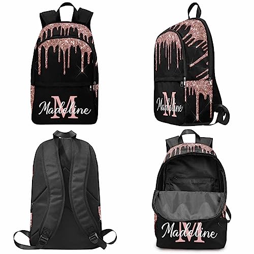 MyPupSocks Personalized Name Girl Backpack Personalized School Bags for Teens Backpack For Girls Customize School Bag4