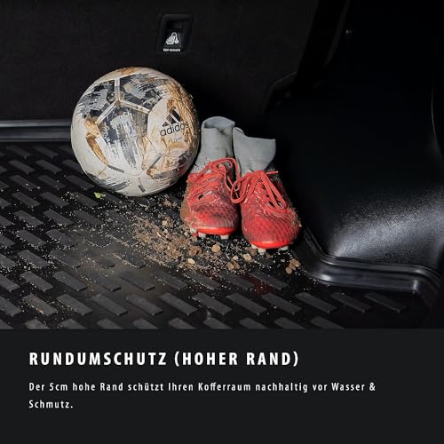 ELMASLINE 3D Gummi Kofferraumwanne für Dacia Duster 2. Gen. 2021-7/2024 | 4x4 Phase 2 | Kofferraummatte Zubehör
