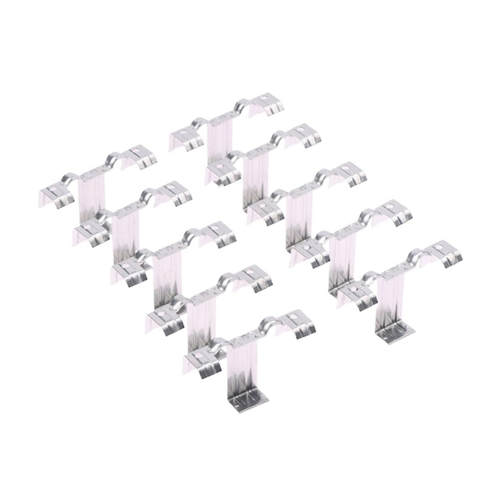 Solar Panel Mounting Brackets 50Pcs 30/35MM Stainless Steel Solar Panel Photovoltaic Water Guide Clip Redirection Clips(35mm)