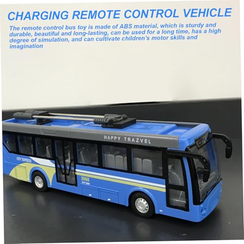 Autobús escolar teledirigido recargable con batería para niños 4