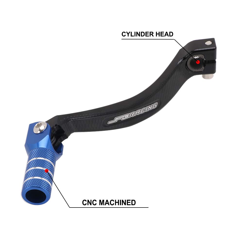 JFG RACING Leva Cambio Moto,Leva Cambio Pieghevole in Alluminio CNC per YZ250F 2006-2013 YZ450F 2006-2013 WR250F 2007-2013 WR450F 2007-2015