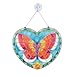 Melissa & Doug Stained Glass Butterfly Kit| Arts and Crafts for Children Age 5+ | Kids Activity Window Art Kit | Mess Free Activity | Gifts for Boys & Girls