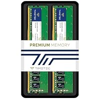 Timetec 16 GB KIT (2x8 GB) DDR4 2666 MHz (PC4-2666V) PC4-21300 UDIMM Desktop-RAM – Non-ECC Unbuffered, 288 Pin, 1,2 V, CL19 DIMM-Speichermodul – Ansicht 8