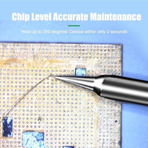 Image of C115 Soldering Iron Tip Replacement, Solder Head C115 Solder Head Welding Heating Soldering Iron Head Replacement for JBC 115 Soldering Station(C115 I Pointed)