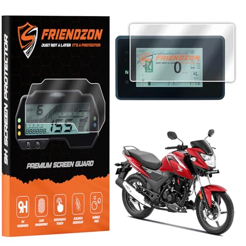 Image of FriendZon 9H Screen Guard for Honda SP 160 2025 || TFT Digital Display Instrument Cluster Protector || Anti Scratch || Anti Fingerprint || Water Resistant || HD Clear [Not Tempered Glass] (Pack of 1)