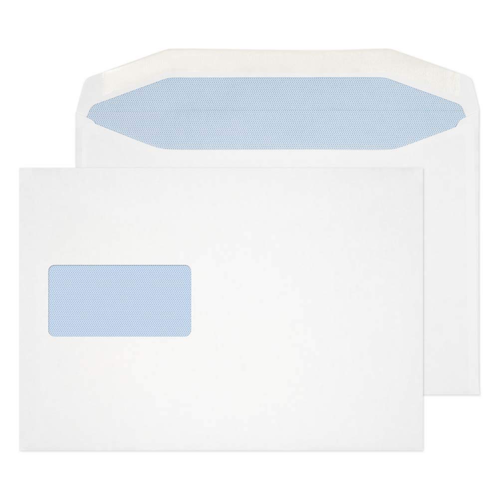 Blake Everyday Mailing Bag Window B5 254 (W) X 178 (H) Mm White 90 Gsm Pack Of 500