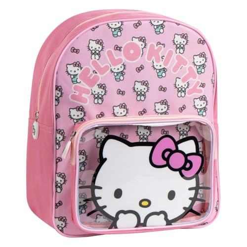 CERDÁ LIFE'S LITTLE MOMENTS Zaino Hello Kitty per Bambini-Zainetto con Spallacci Imbottiti e Dettagli Colorati, Bambine para Niñas, Rosa, Mediano