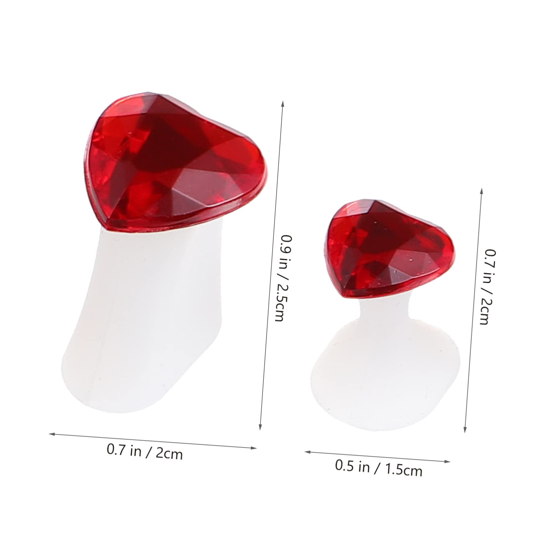 Ipetboom Nail Art Toe Separator Tool 24pcs Toe Dividers Rhinestone Pearl Toe Corrector Set