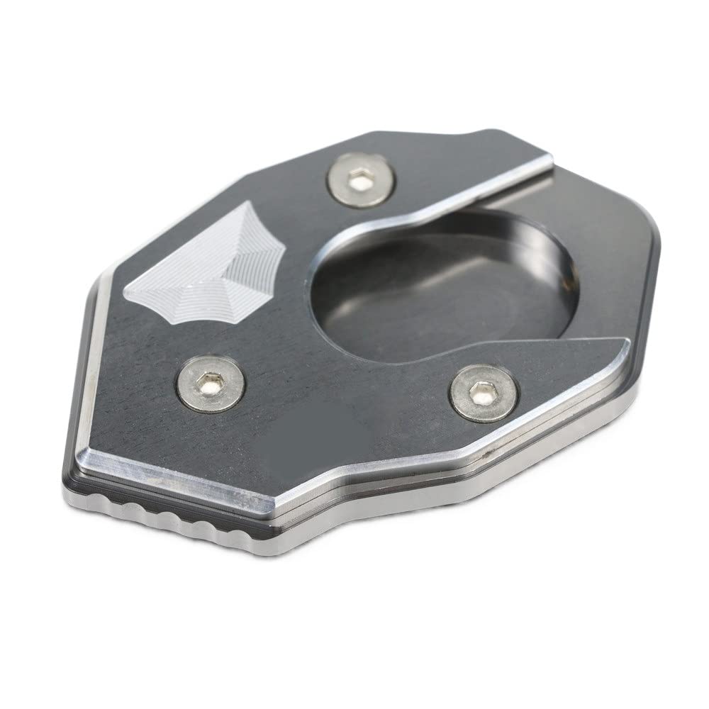 Extension de béquille latérale moto grise pour Kawasaki Z900 Z800 ZX6R ZX10R