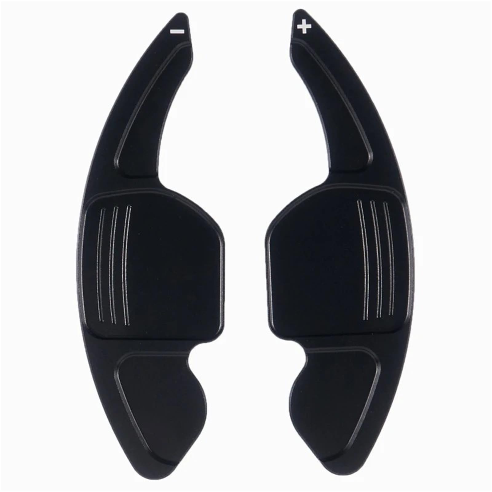 XZCVTYW for Audi for A3 S3 A4 S4 B8 A5 S5 A6 S6 A8 R8 Q5 Q7 TT Car Steering Wheel Paddles Extension Wheel Shift Paddle Shifter Extension(Black)