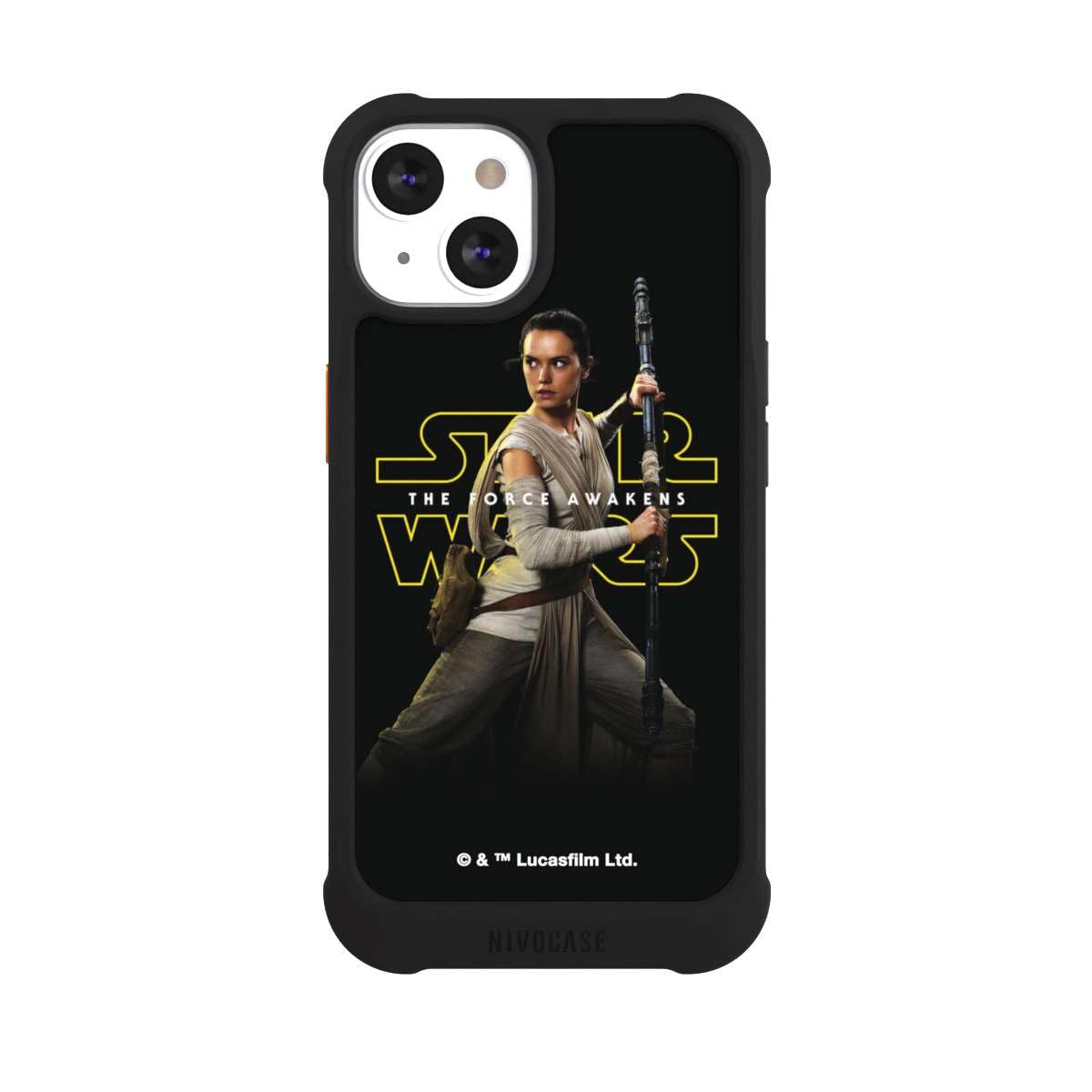 Custodia per Apple iPhone 13 Star Wars Rey Nero