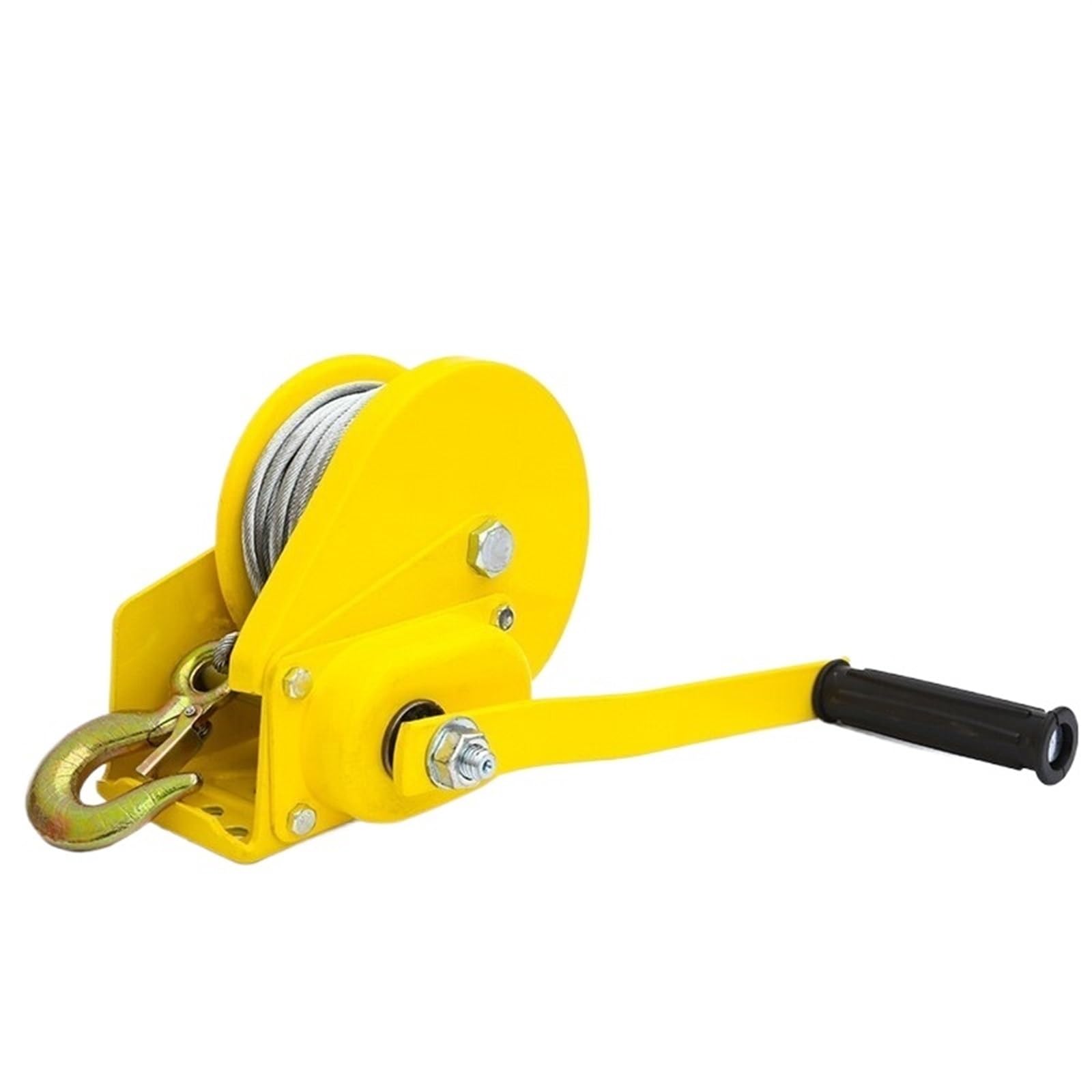 Soporte para aire acondicionado con cabrestante autoblocante manual de 1200 lb para altura