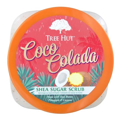 Tree Hut Coco Colada Shea Sugar Scrub, Mothers Day Gifts, Exfoliating & Hydrating Body Scrub with Shea Butter & Essential Oils, Smooth & Soften Skin, 18 oz - Image 4