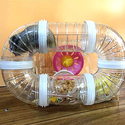 Plastic Hamster Tube, Transparante Hamster Tunnel, Externe Pijp Tunnel Track Rat Speelgoed voor Diy Hamster Fun Kleine… - Image 8