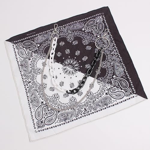 Fluorescence Color Hiphop Waist Chain Flower Kerchief Waist Charm Street Pants Chain Jeans Chain Trousers Wallet Chain2