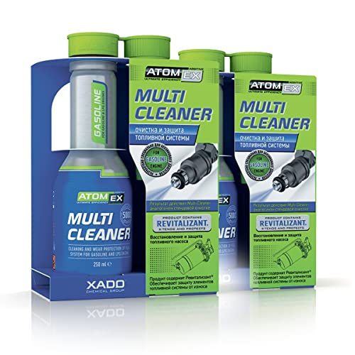 XADO 2er Set für Kraftstoffreinigung/Injektoren Reiniger - 2X Multi Cleaner Benzin Kraftstoffsystem