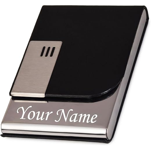 Mini2buy Vertical Card Holder Black 6 cm