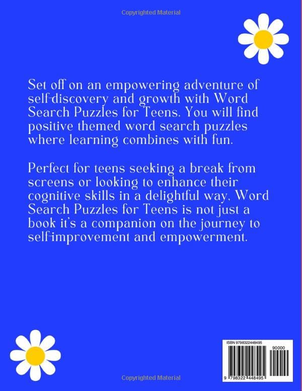 Word Search Puzzles for Teen Girls: Positive Themed Word Search Puzzles For Ages 12 and Up image 3