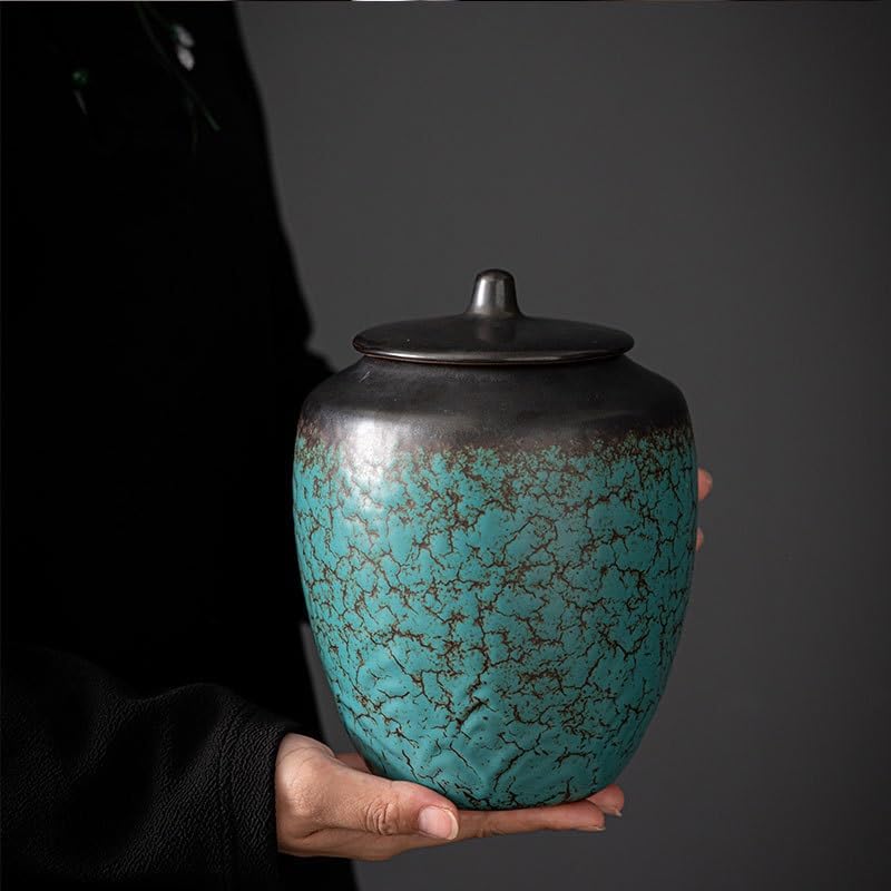 Ceramiczne słoiki na herbatę domowe czarna herbata, biała herbata, zielona herbata luźna herbata zamknięte słoiki o dużej pojemności słoiki do przechowywania herbaty słoiki kuchenne