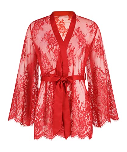 Hunkemöller Kimono Lace Isabelle - tango red - M/L