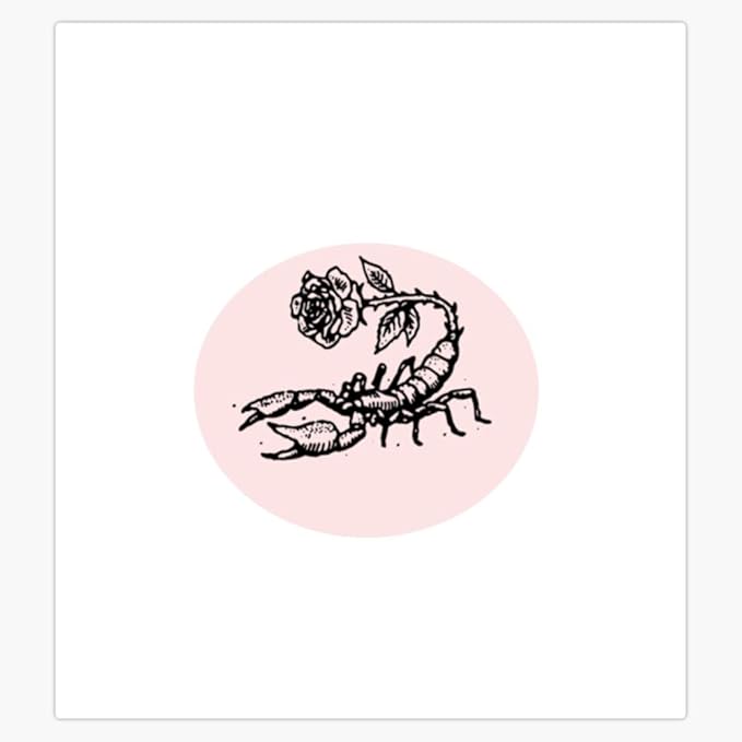 Scorpio Rose Vinyl Waterproof Sticker Decal Car Laptop Wall Window Bumper Sticker 5