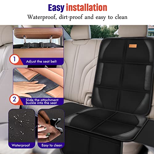 Bacgnyer BKO-DTX-2 Car Seat Protector, 2 Pack Of Seat Protectors thumb #4