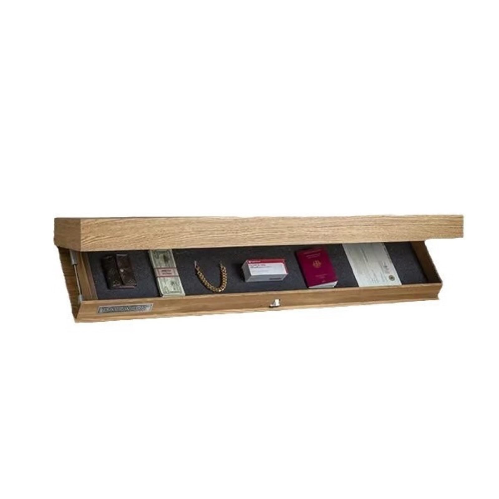Geheimfach MöBel,Schrank Mit Geheimfach Dekorative Aufbewahrungsbox mit Geheimfach(Wood Color)