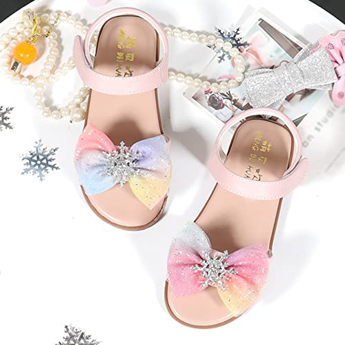 Girls Sandals Children Shoes Fashion Flat Snowflake Sandals Ice Princess Sandals Big Children Little Girl Kitty2