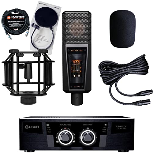 Pitbullaudio Lewitt Lct 940 Multi-Pattern Tube Fet Condenser Microphone W/Cable & Pop Filter #TOP15