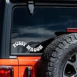 Pussy Wagon Vinyl Car Decal Full Customization Laptop | CAR | Phone | Water Bottle Holographic Groovy Retro Hippie Custom Decal