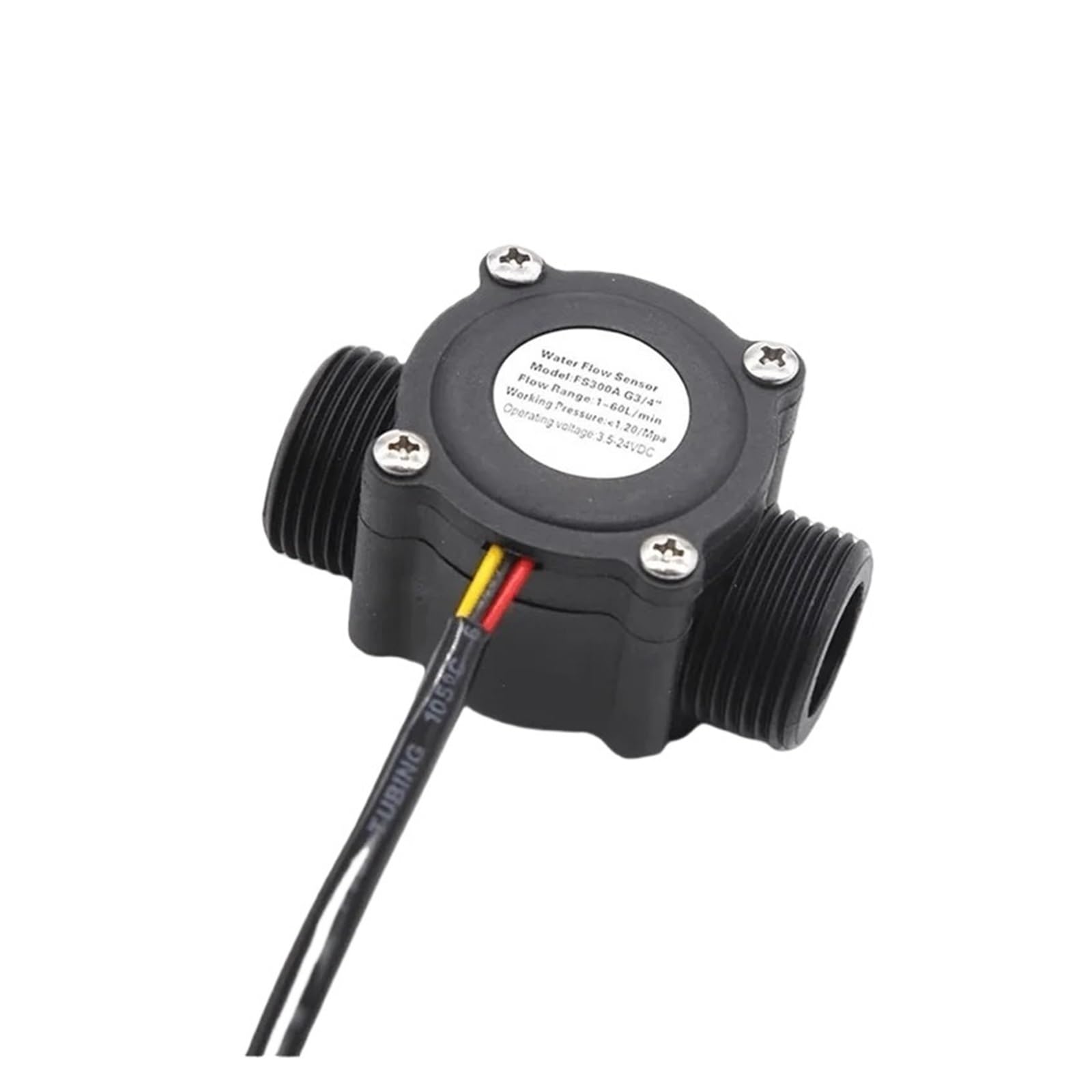 Flow Sensor Meter Digital Pipeline Water Flow 3.5~24 FS300A G3/4'' DN20 Water Flow Sensor Flowmeter Flow Meter Water 1-60L Tools