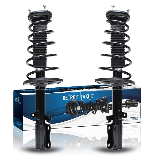 Image of Detroit Axle - 2 Rear Struts for 2004 2005 2006 Toyota Camry Solara Lexus ES330 Complete Struts with Coil Spring Replacement Quick Install Ready Strut Shock Assembly