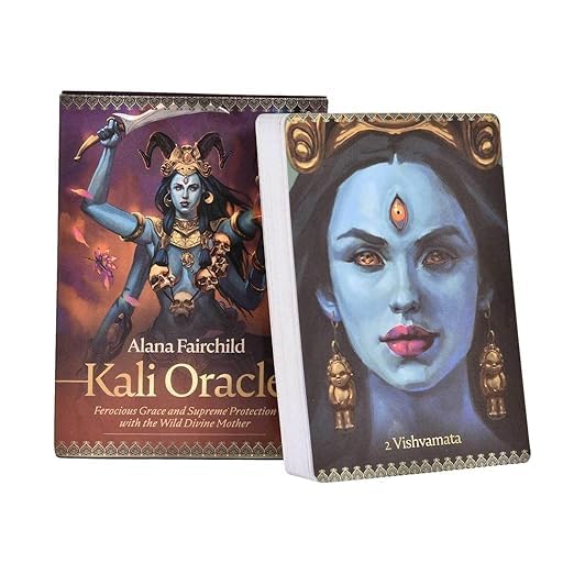 AYME Tarot Cards With 44 Pieces Kali Oracle Tarot Card Game Decks Traditional Standard Tarot Deck Fortune Telling Game Divination Tools For Beginners (Style 28)