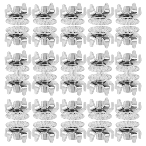 BESPORTBLE 50pcs Ice Grippers for Winter Hiking High Strength Stainless Steel Ice Cleats Anti-Slip Traction for Boots