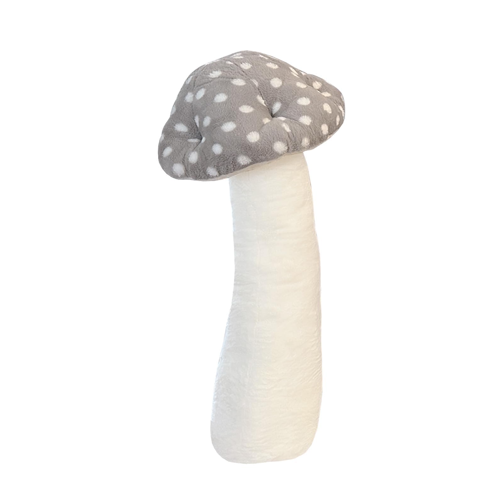 Hofun4U Mushroom Plush Pillow - 30 inch Mushroom Shaped Stuffed Long Pillow - Christmas Birthday Sofa Home Decoration (Grey)