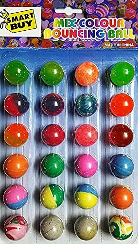 ASBK Silicone Bouncy Jumping Balls Set, 24 Mixed Bounding Balls for Kids (B0D81K4BBF) Amazon Price History, Amazon Price Tracker